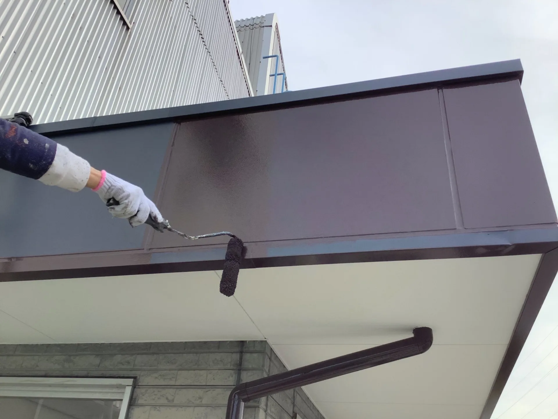 愛知県一宮市にて外壁、屋根塗装！